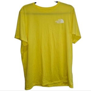 NWT! North Face Womens T-Shirt Short Sleeve Bright Yellow Extra Large XL NEW TNF